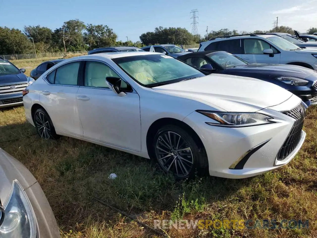 4 fotografías del automóvil dañado 58ADZ1B13NU112220 LEXUS ES350 2022