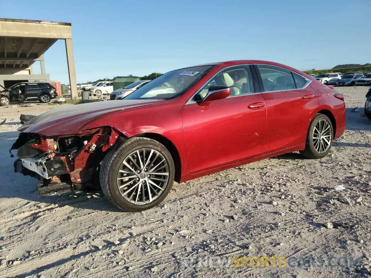 1 fotografías del automóvil dañado 58ADZ1B13NU128580 LEXUS ES350 2022