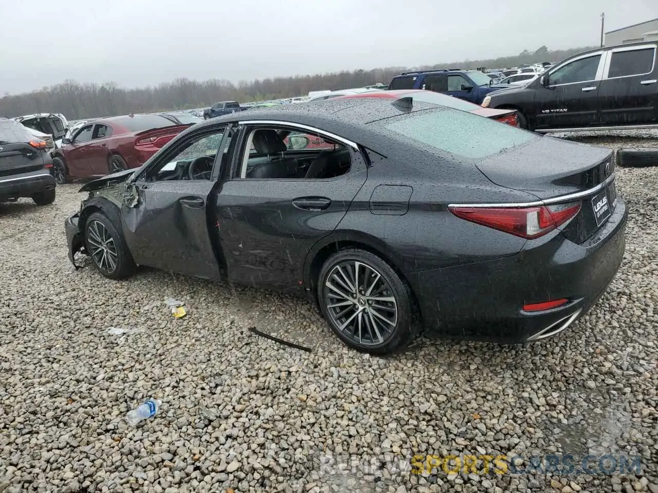 2 fotografías del automóvil dañado 58ADZ1B13NU137151 LEXUS ES350 2022