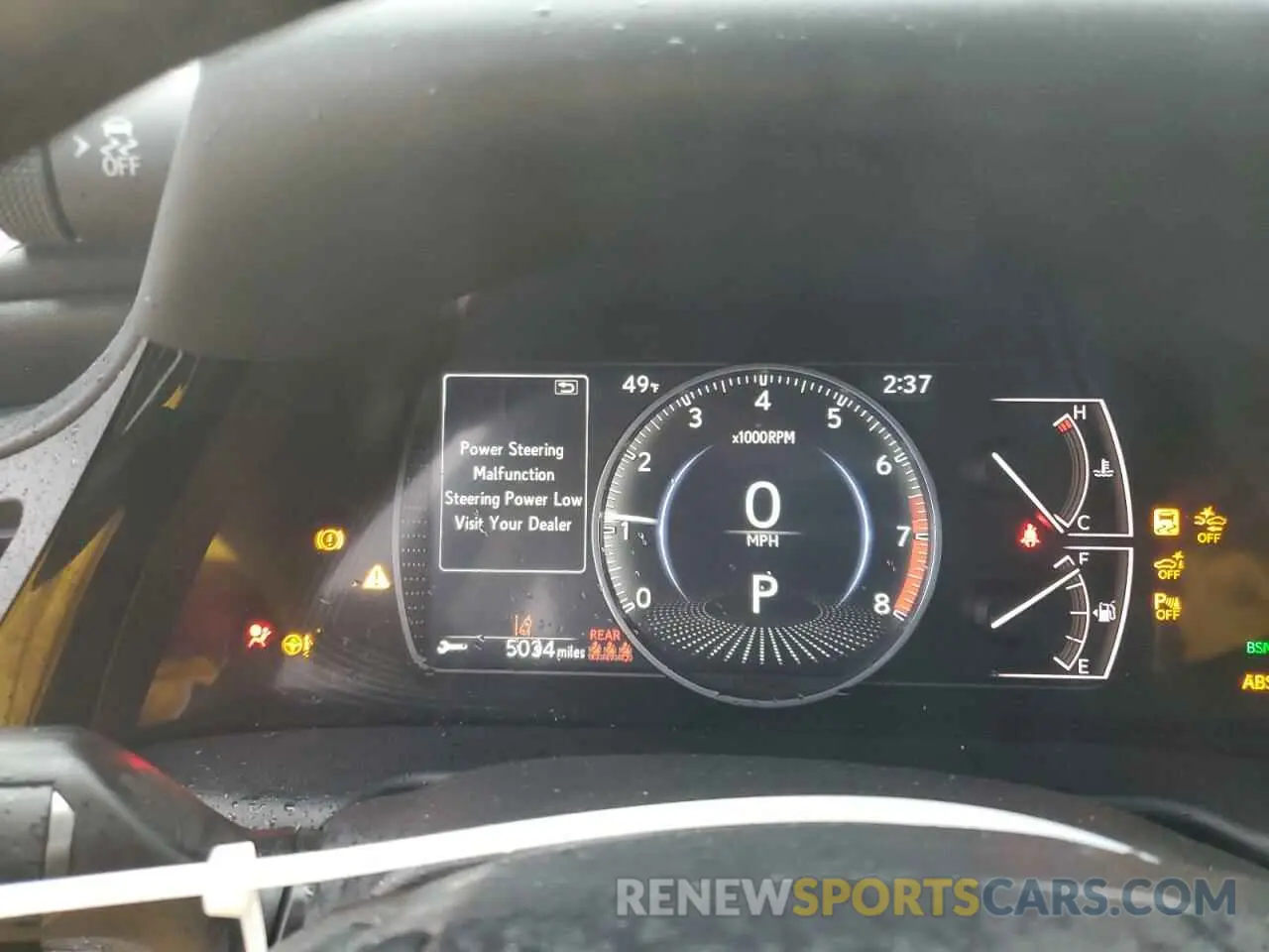 9 fotografías del automóvil dañado 58ADZ1B13NU137151 LEXUS ES350 2022