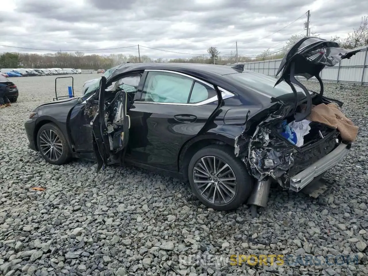 2 fotografías del automóvil dañado 58ADZ1B14NU114624 LEXUS ES350 2022