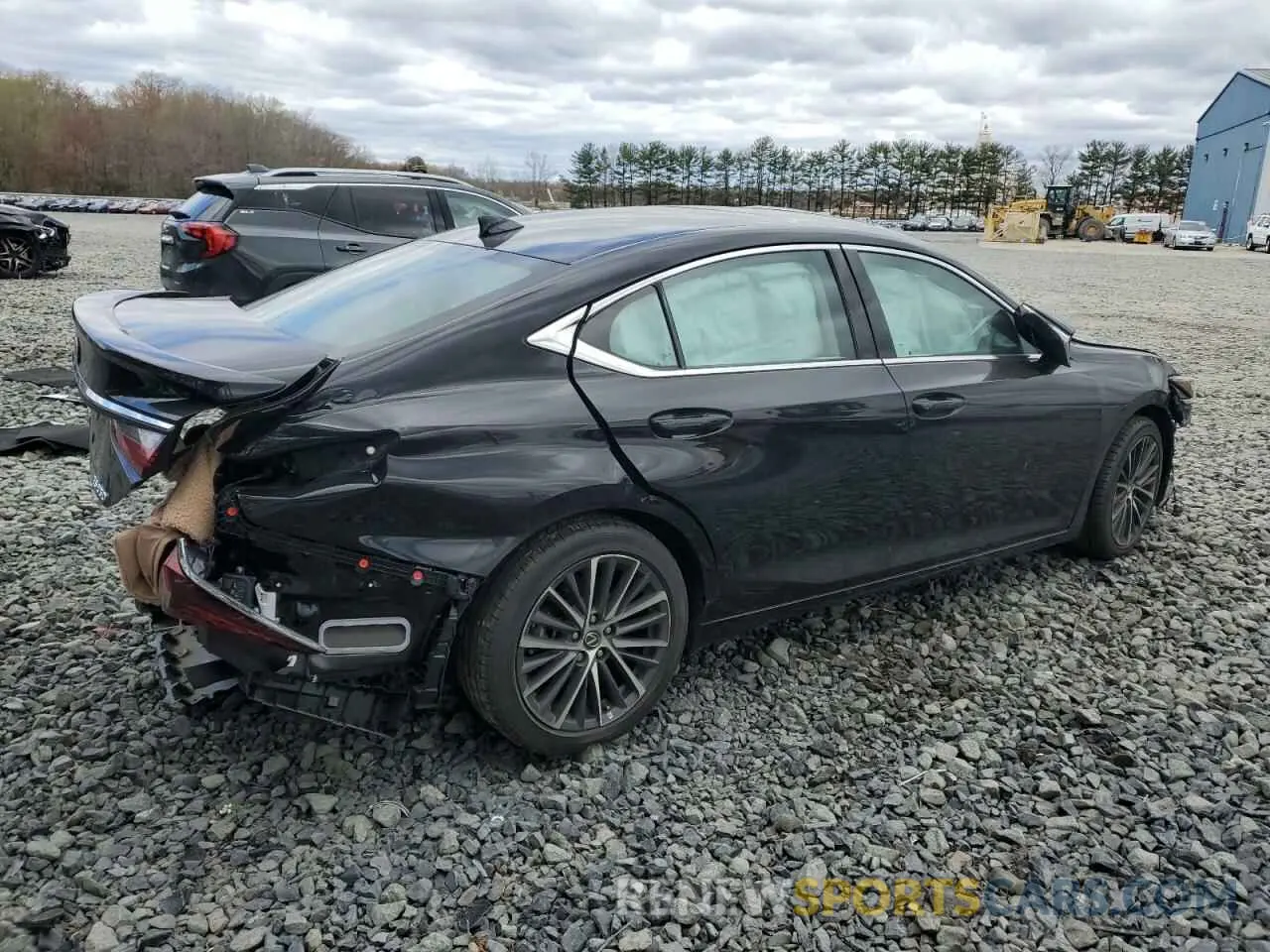 3 fotografías del automóvil dañado 58ADZ1B14NU114624 LEXUS ES350 2022