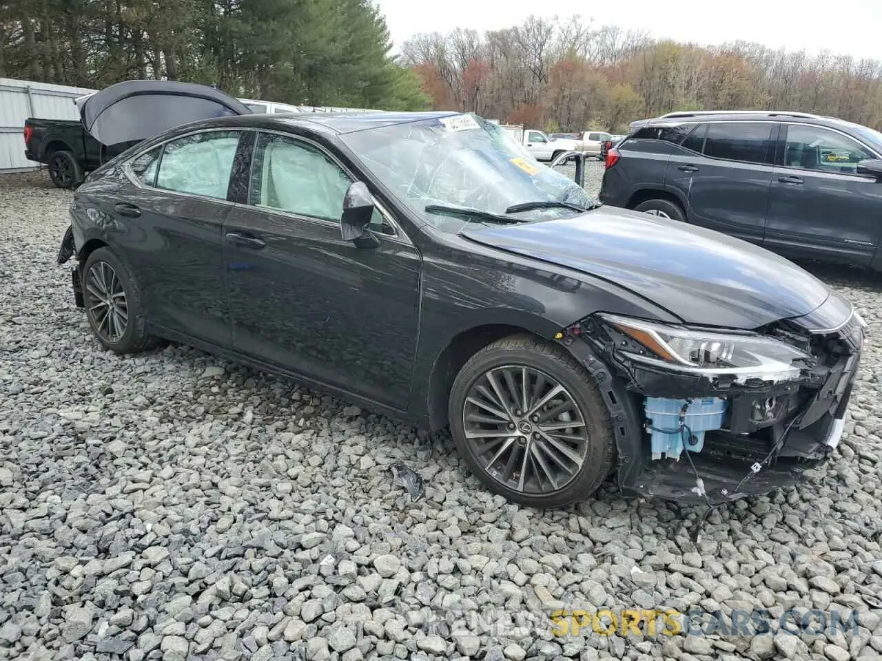 4 fotografías del automóvil dañado 58ADZ1B14NU114624 LEXUS ES350 2022