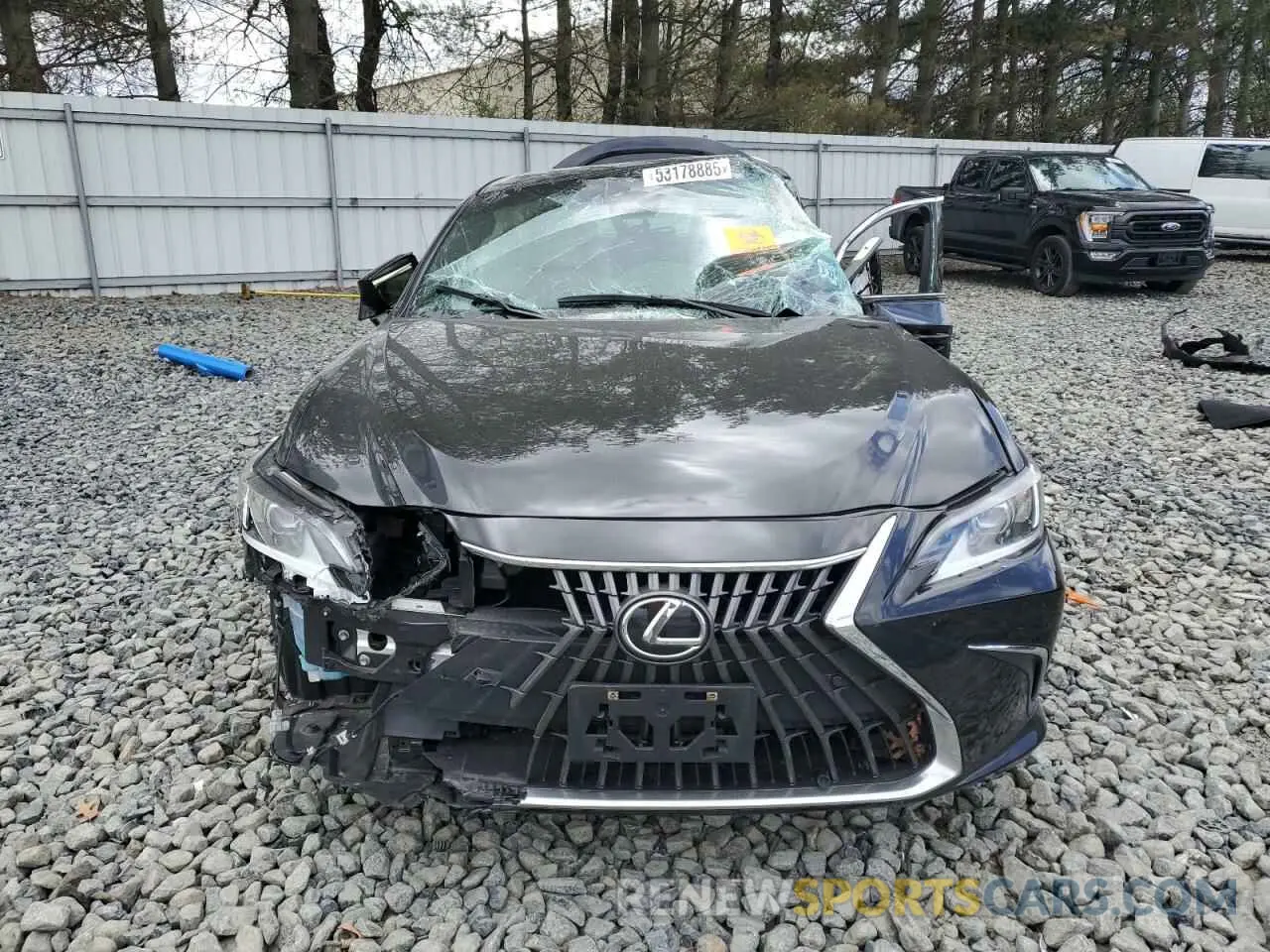 5 fotografías del automóvil dañado 58ADZ1B14NU114624 LEXUS ES350 2022