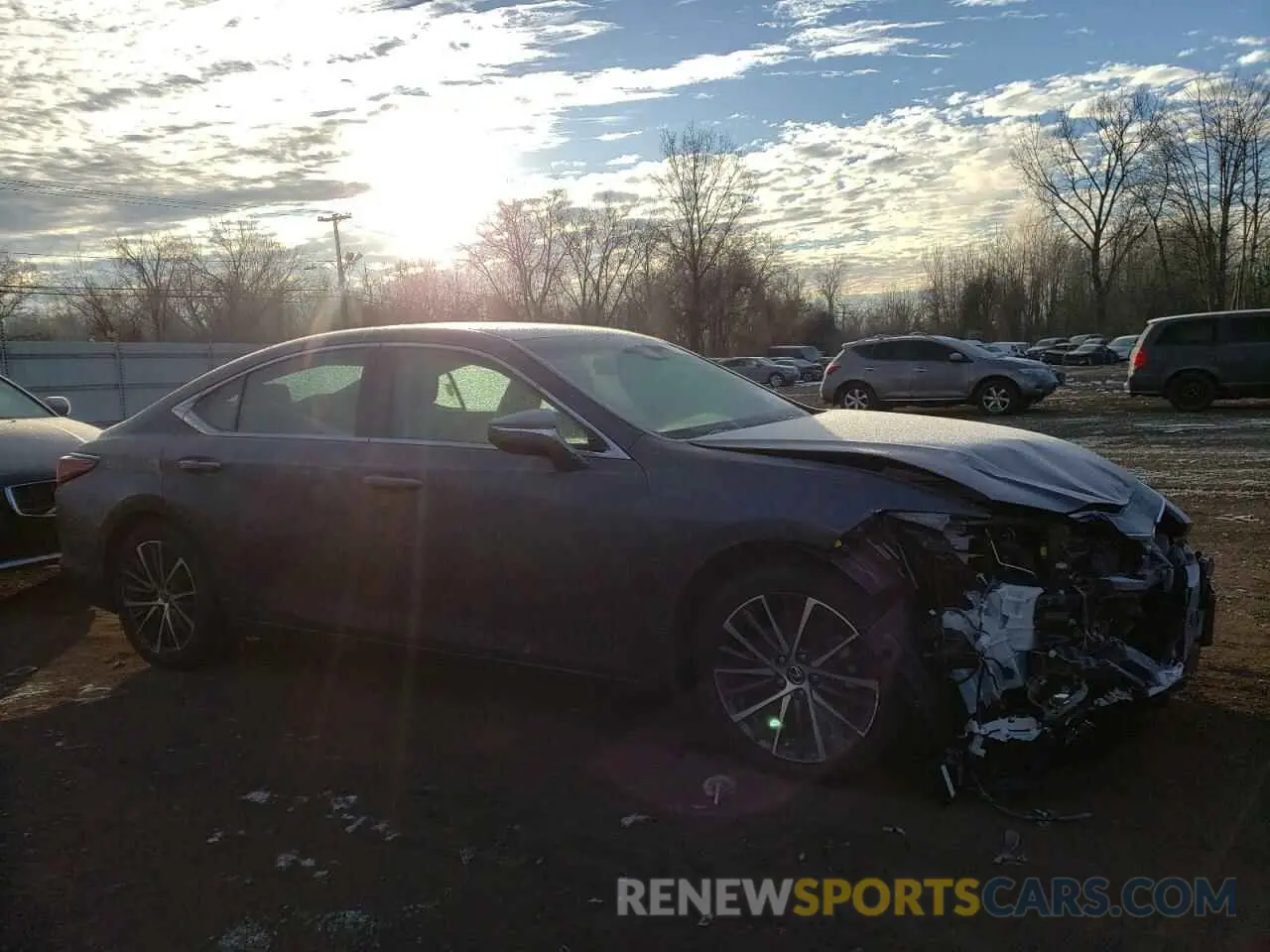 4 fotografías del automóvil dañado 58ADZ1B14NU133013 LEXUS ES350 2022