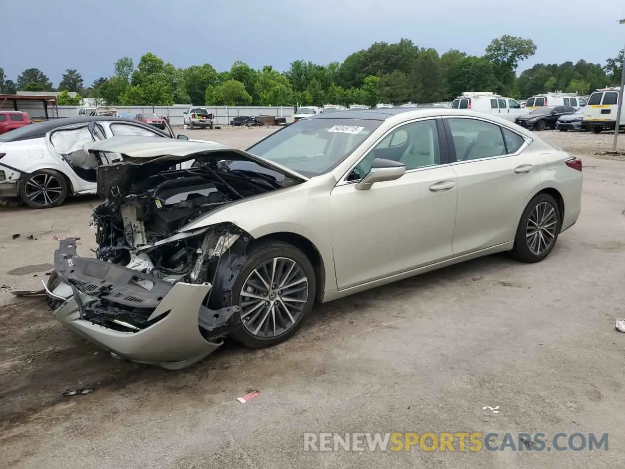 1 fotografías del automóvil dañado 58ADZ1B14NU139183 LEXUS ES350 2022