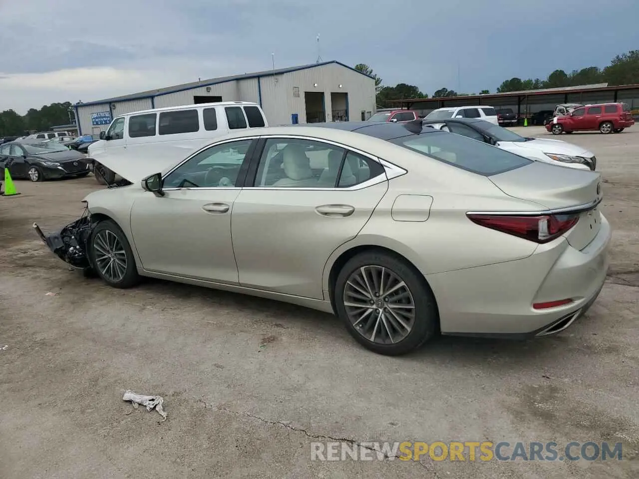 2 fotografías del automóvil dañado 58ADZ1B14NU139183 LEXUS ES350 2022