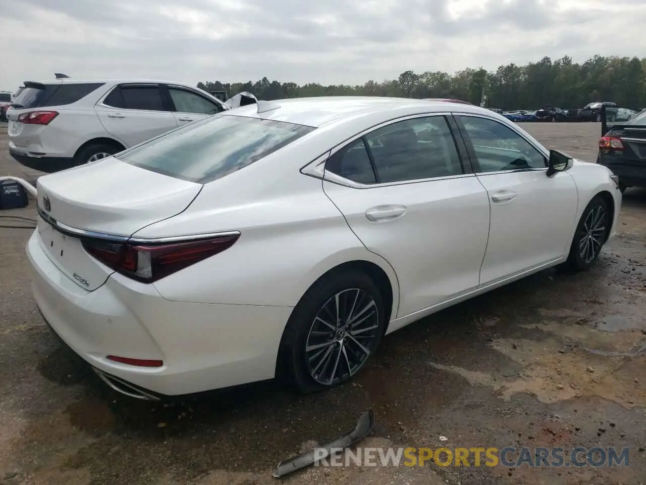 3 fotografías del automóvil dañado 58ADZ1B17NU123334 LEXUS ES350 2022