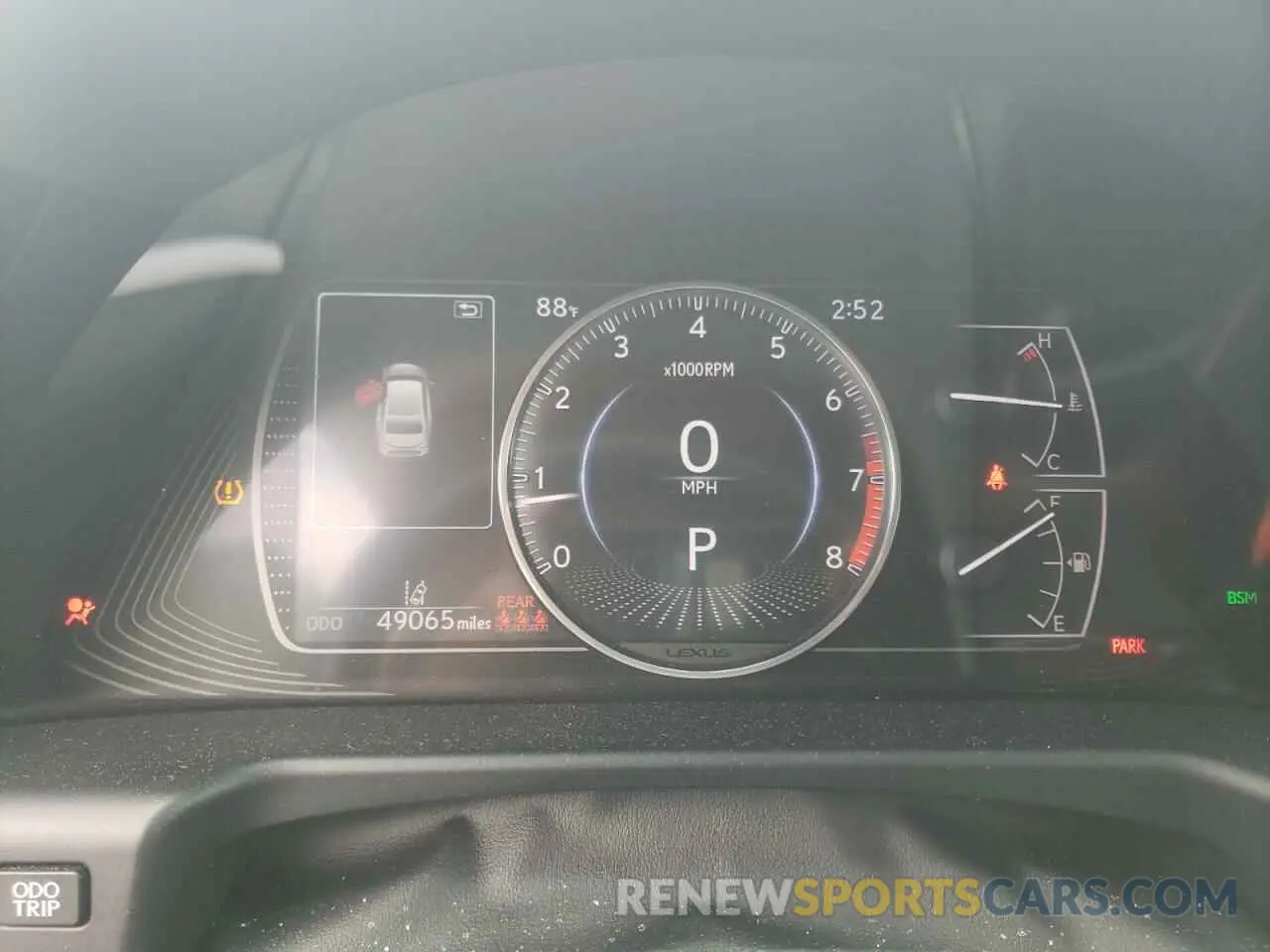 9 fotografías del automóvil dañado 58ADZ1B17NU123334 LEXUS ES350 2022