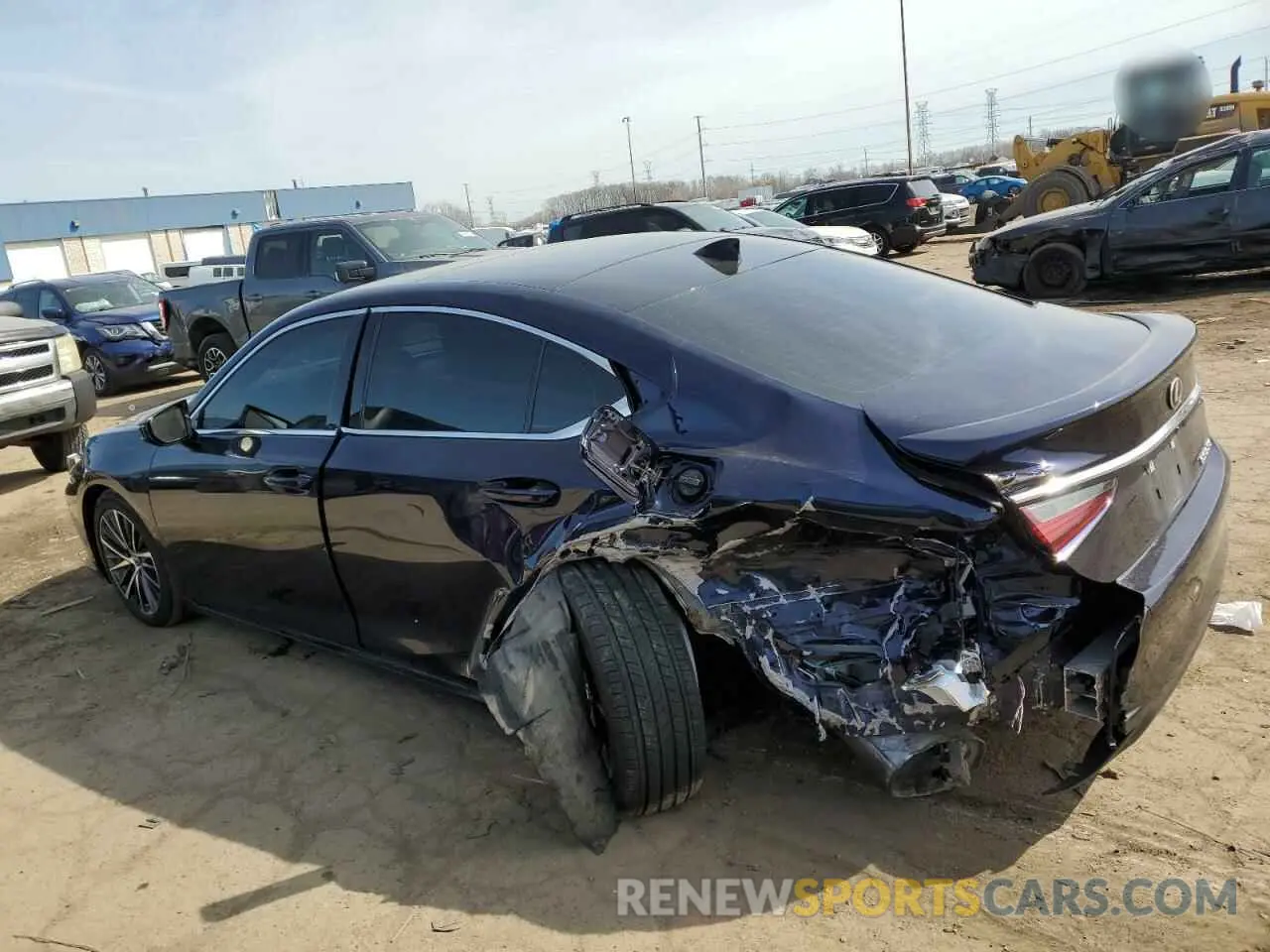 2 fotografías del automóvil dañado 58ADZ1B17NU126248 LEXUS ES350 2022