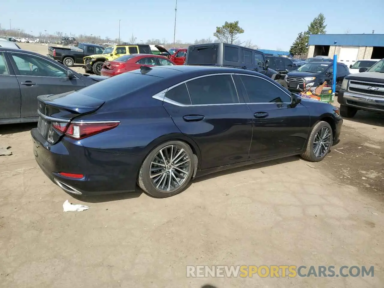 3 fotografías del automóvil dañado 58ADZ1B17NU126248 LEXUS ES350 2022