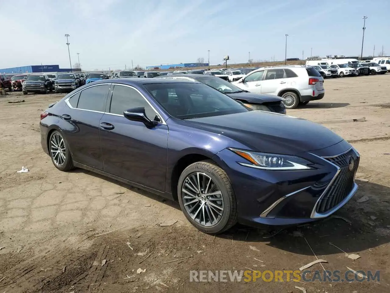 4 fotografías del automóvil dañado 58ADZ1B17NU126248 LEXUS ES350 2022
