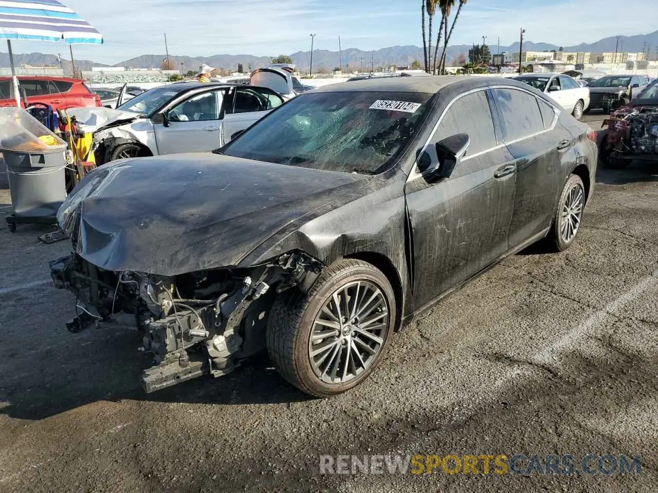 1 fotografías del automóvil dañado 58ADZ1B17NU136178 LEXUS ES350 2022