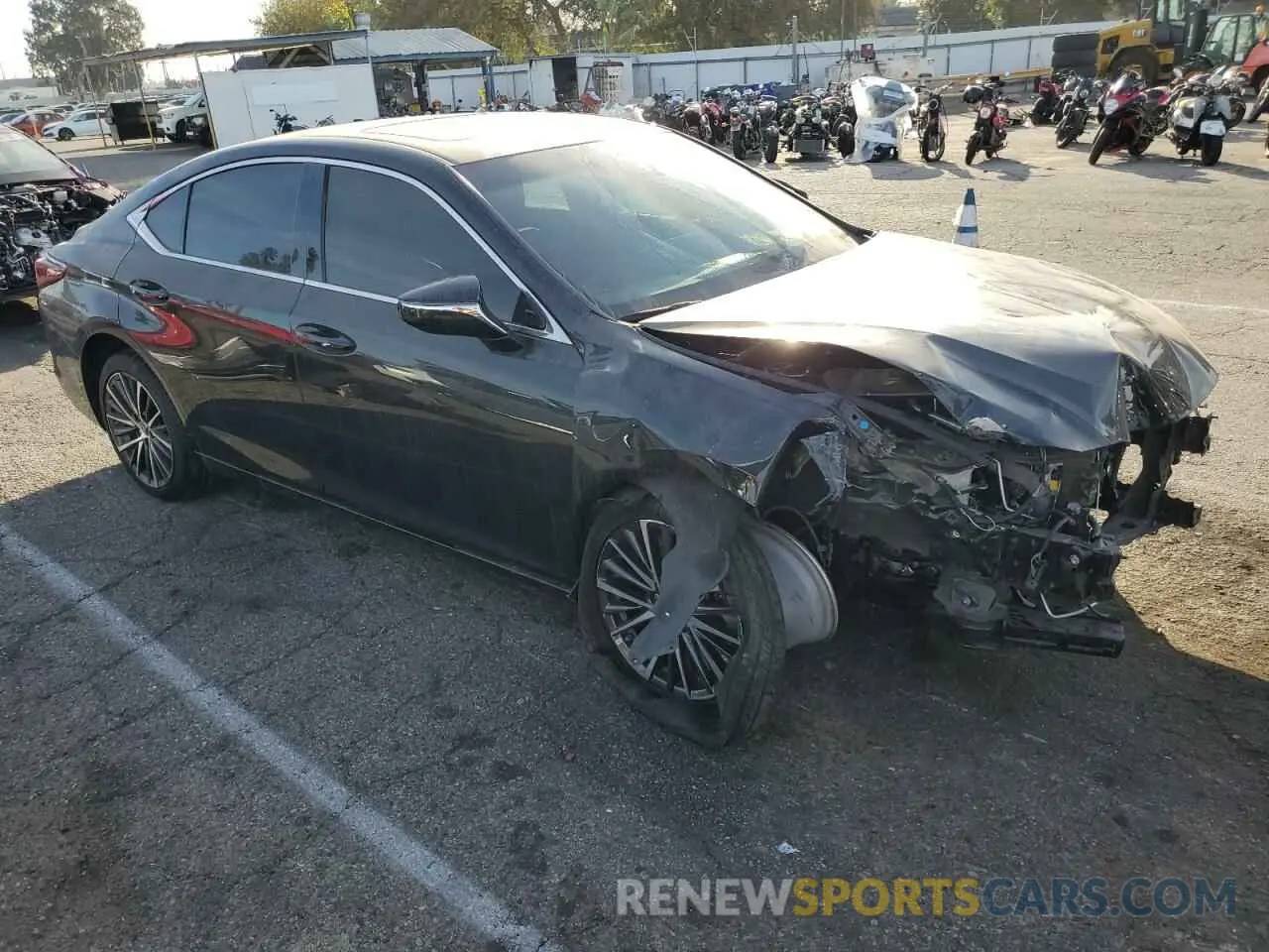 4 fotografías del automóvil dañado 58ADZ1B17NU136178 LEXUS ES350 2022