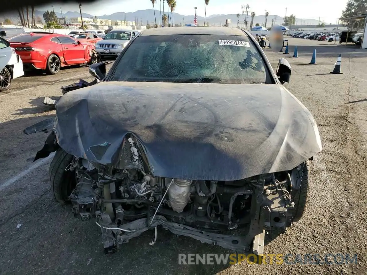 5 fotografías del automóvil dañado 58ADZ1B17NU136178 LEXUS ES350 2022