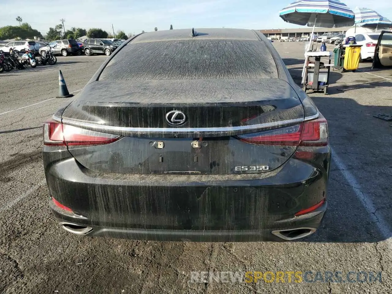 6 fotografías del automóvil dañado 58ADZ1B17NU136178 LEXUS ES350 2022