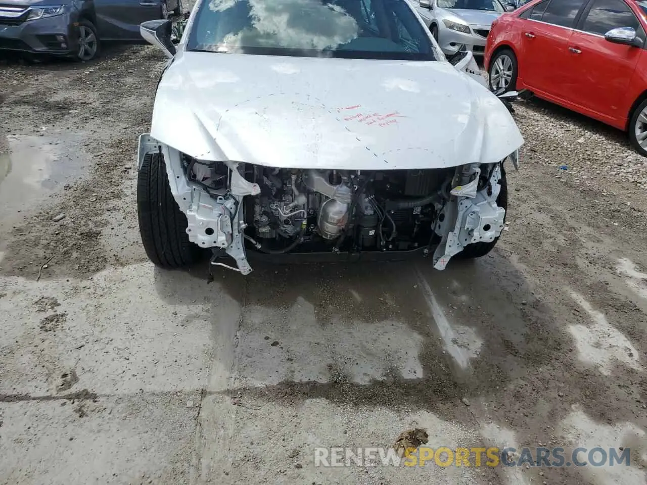 9 fotografías del automóvil dañado 58ADZ1B18NU132687 LEXUS ES350 2022