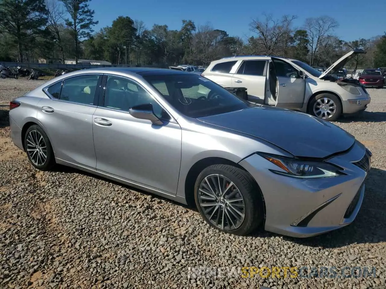 4 fotografías del automóvil dañado 58ADZ1B18NU135301 LEXUS ES350 2022