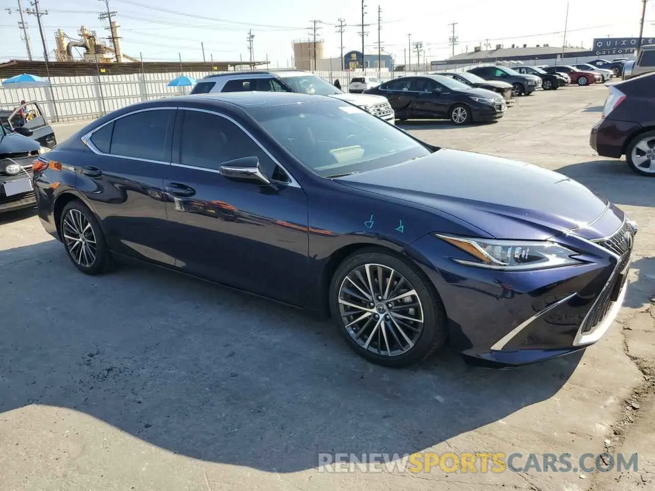4 fotografías del automóvil dañado 58ADZ1B18NU135704 LEXUS ES350 2022