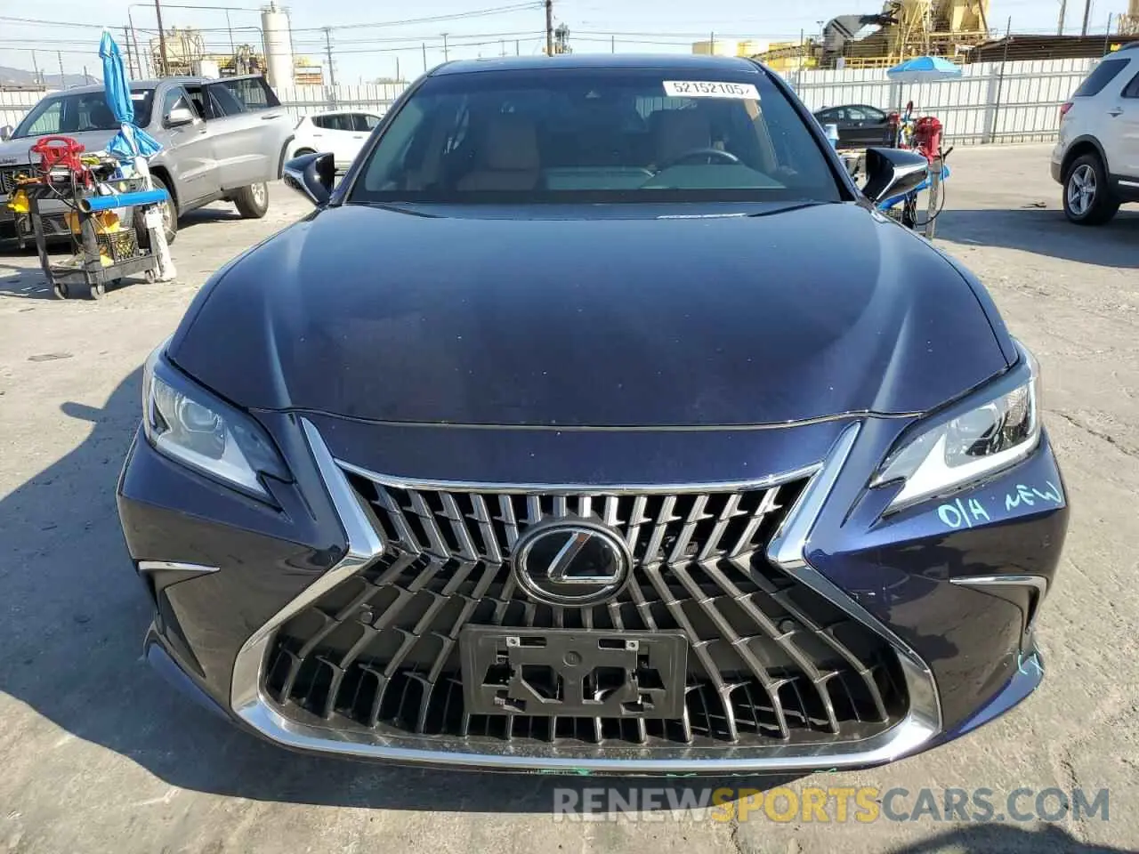 5 fotografías del automóvil dañado 58ADZ1B18NU135704 LEXUS ES350 2022