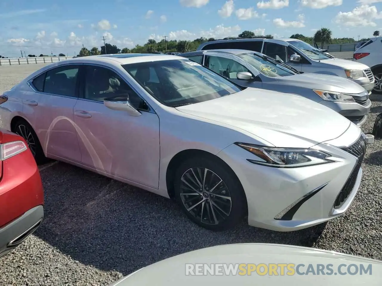 4 fotografías del automóvil dañado 58ADZ1B19NU138515 LEXUS ES350 2022
