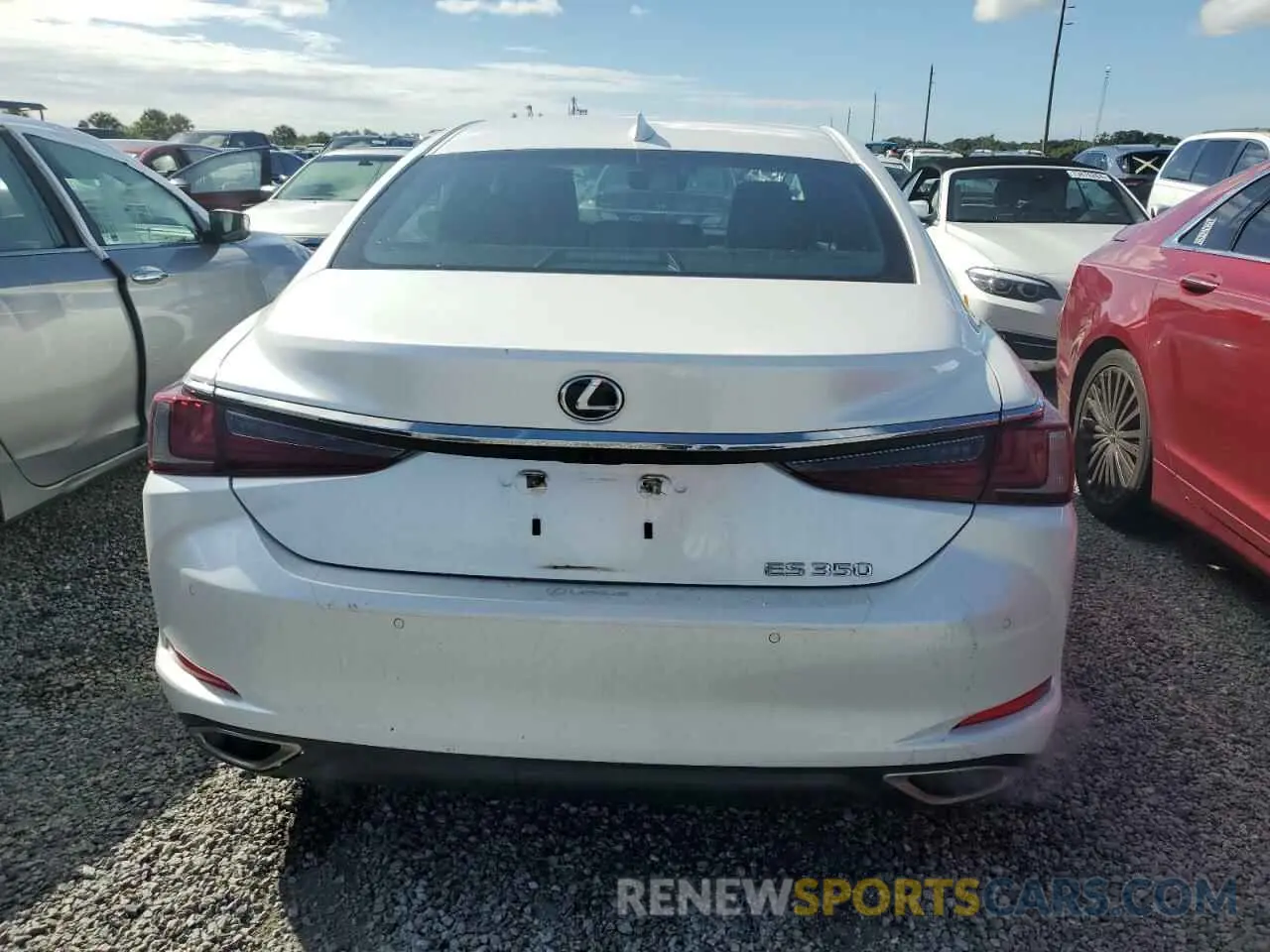 6 fotografías del automóvil dañado 58ADZ1B19NU138515 LEXUS ES350 2022