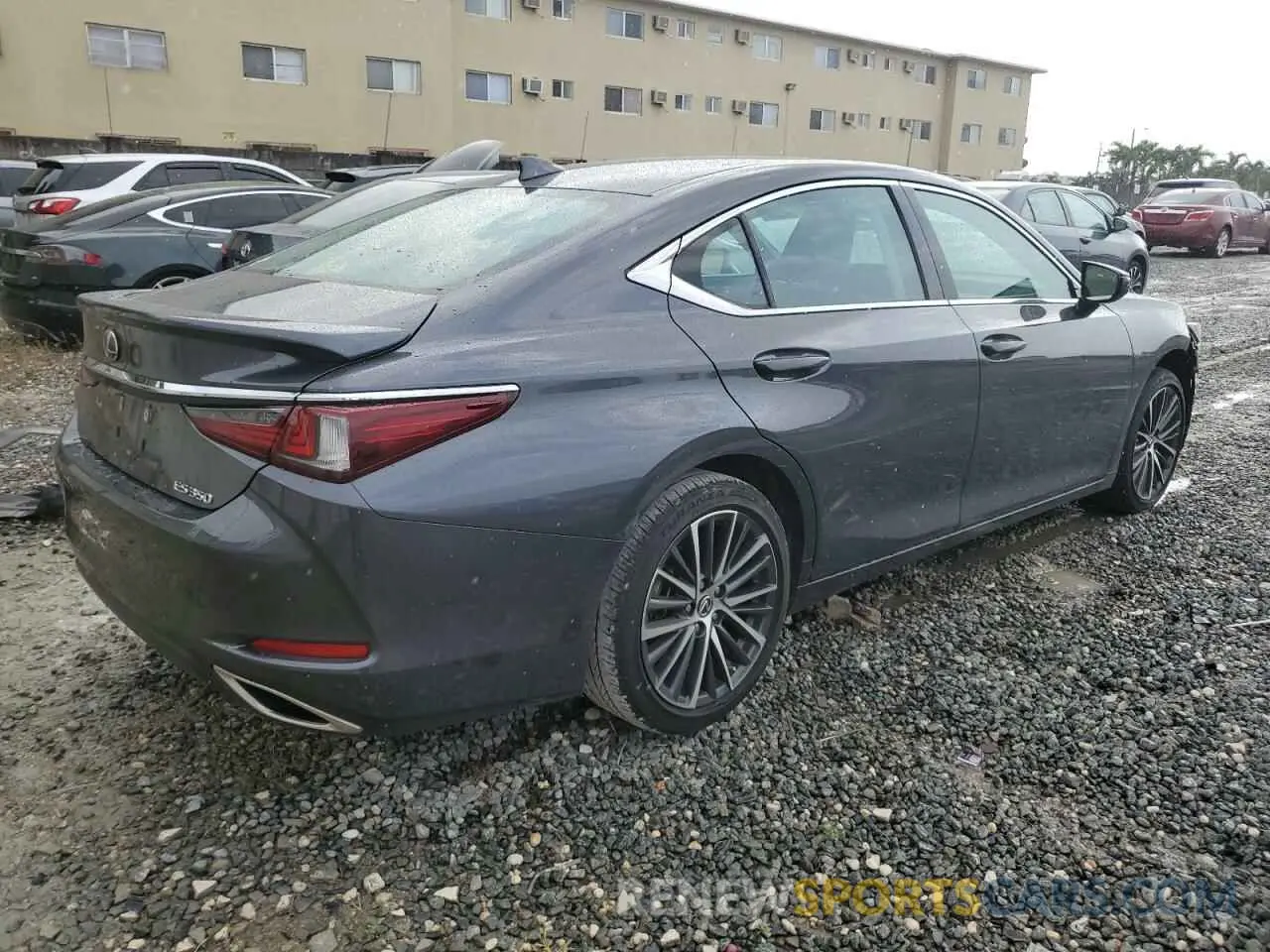 3 fotografías del automóvil dañado 58ADZ1B1XNU126065 LEXUS ES350 2022
