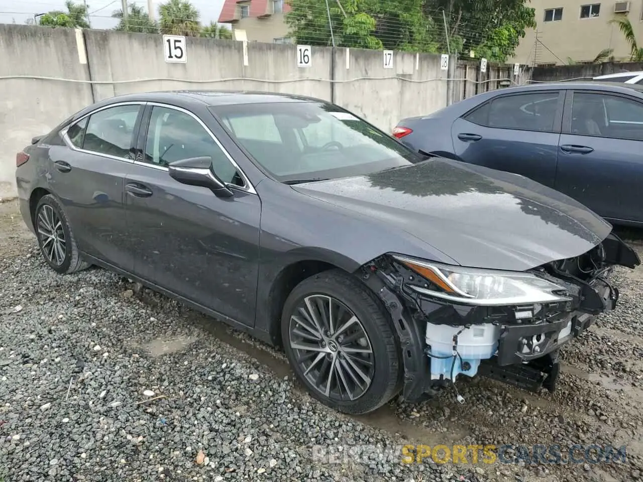 4 fotografías del automóvil dañado 58ADZ1B1XNU126065 LEXUS ES350 2022