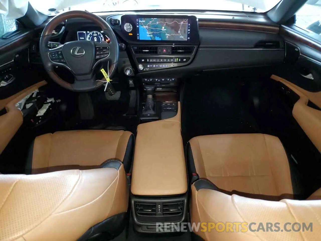 8 fotografías del automóvil dañado 58AEZ1B10NU113829 LEXUS ES350 2022