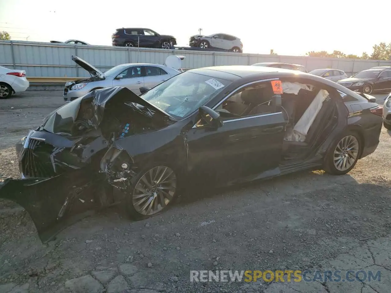 1 fotografías del automóvil dañado 58AFZ1B11NU135486 LEXUS ES350 2022