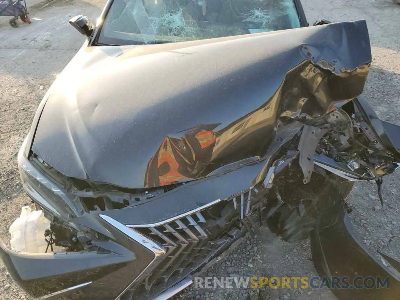 11 fotografías del automóvil dañado 58AFZ1B11NU135486 LEXUS ES350 2022