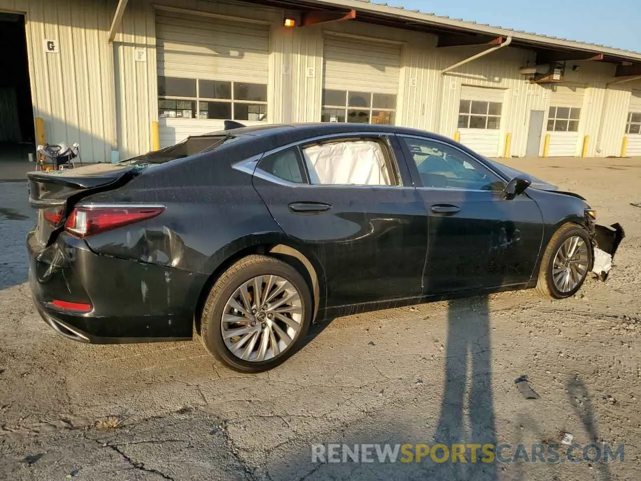 3 fotografías del automóvil dañado 58AFZ1B11NU135486 LEXUS ES350 2022