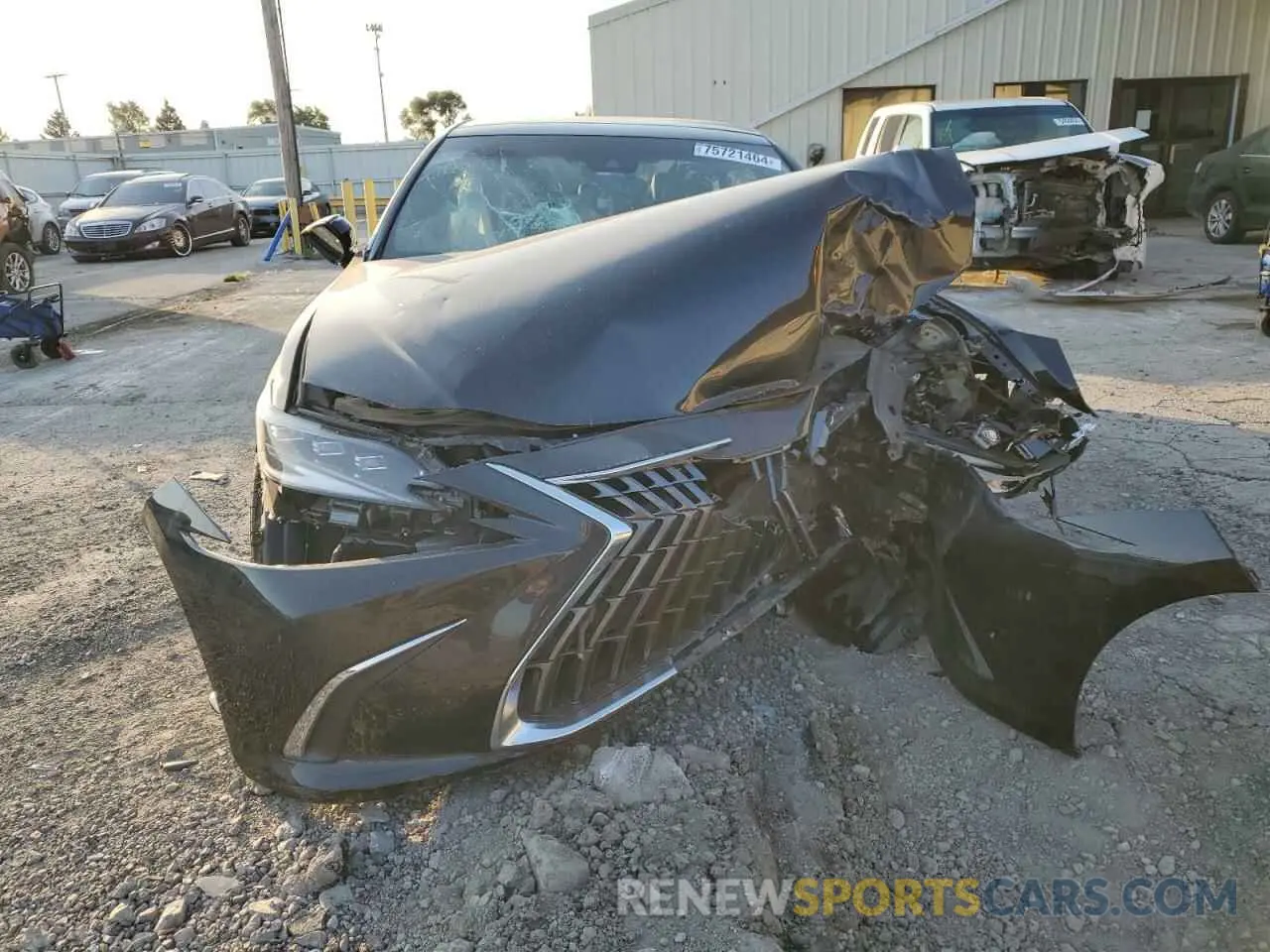 5 fotografías del automóvil dañado 58AFZ1B11NU135486 LEXUS ES350 2022