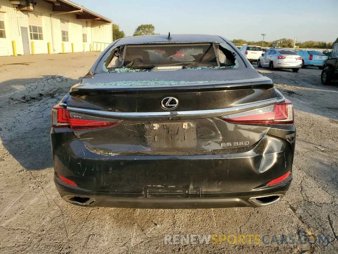 6 fotografías del automóvil dañado 58AFZ1B11NU135486 LEXUS ES350 2022