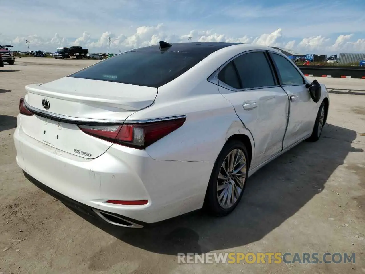 4 fotografías del automóvil dañado 58AFZ1B14NU130590 LEXUS ES350 2022