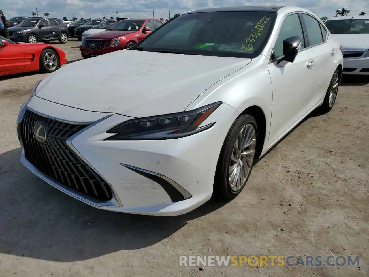 9 fotografías del automóvil dañado 58AFZ1B14NU130590 LEXUS ES350 2022