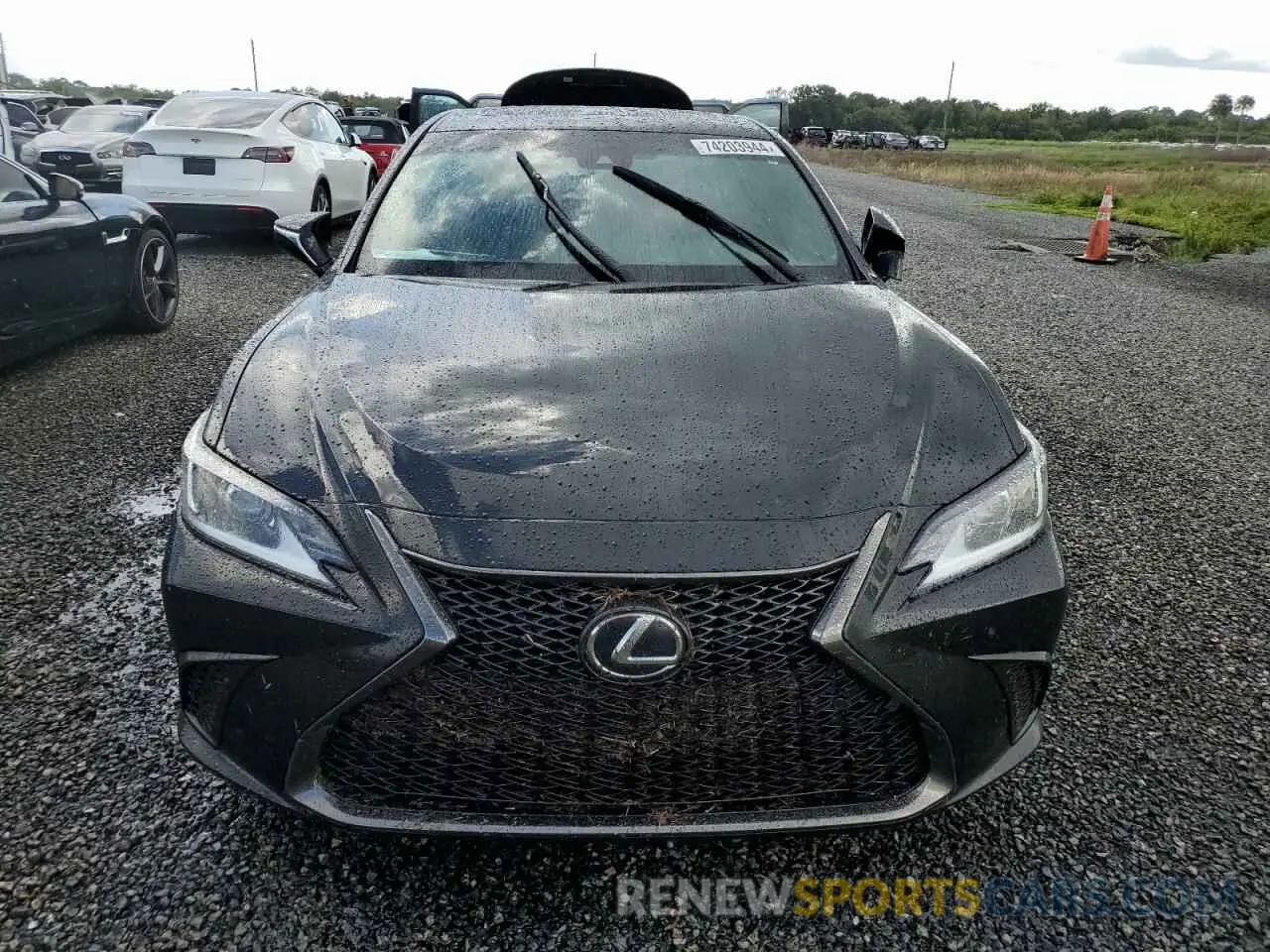 5 fotografías del automóvil dañado 58AGZ1B16NU113536 LEXUS ES350 2022