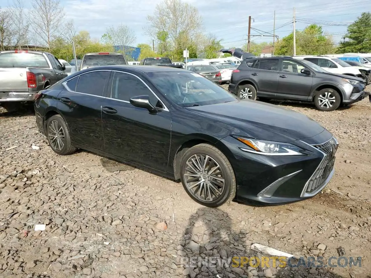 4 fotografías del automóvil dañado 58ADZ1B1XPU140762 LEXUS ES350 2023