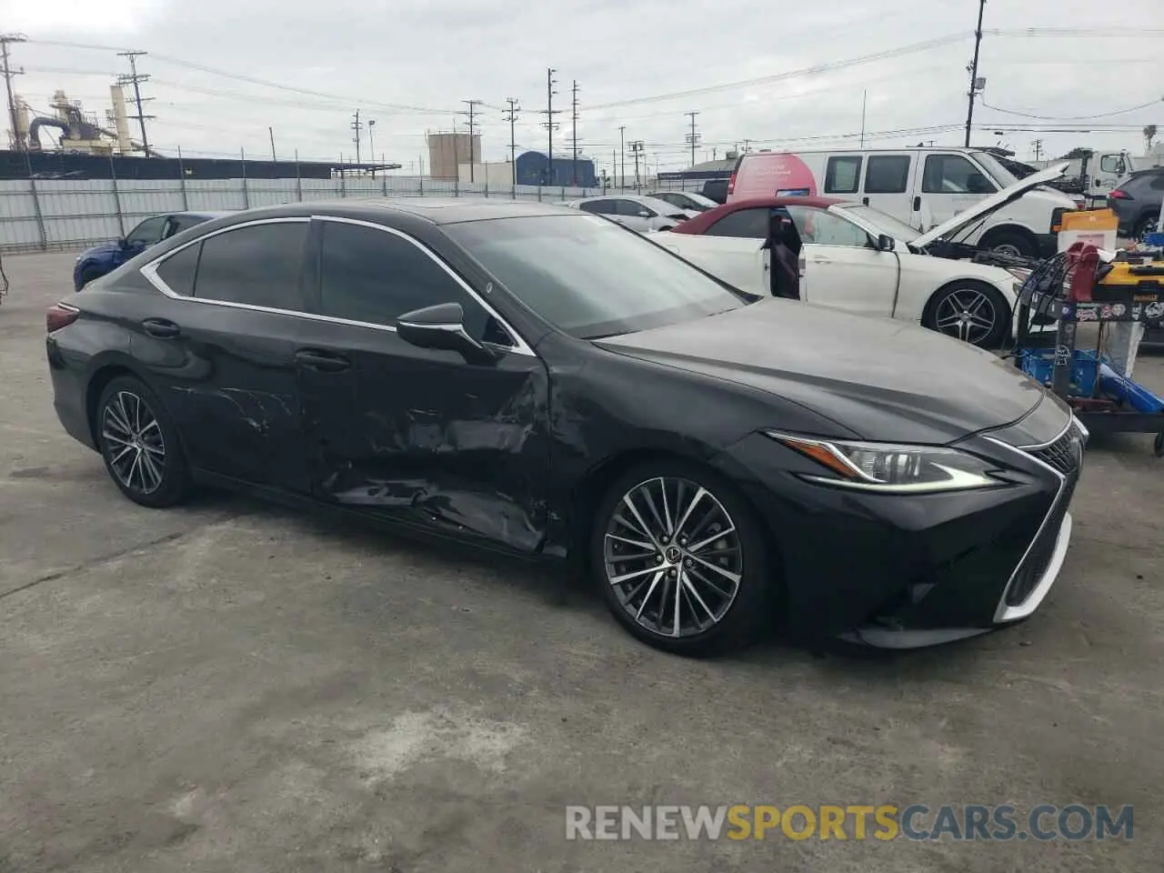4 fotografías del automóvil dañado 58ADZ1B1XPU147601 LEXUS ES350 2023