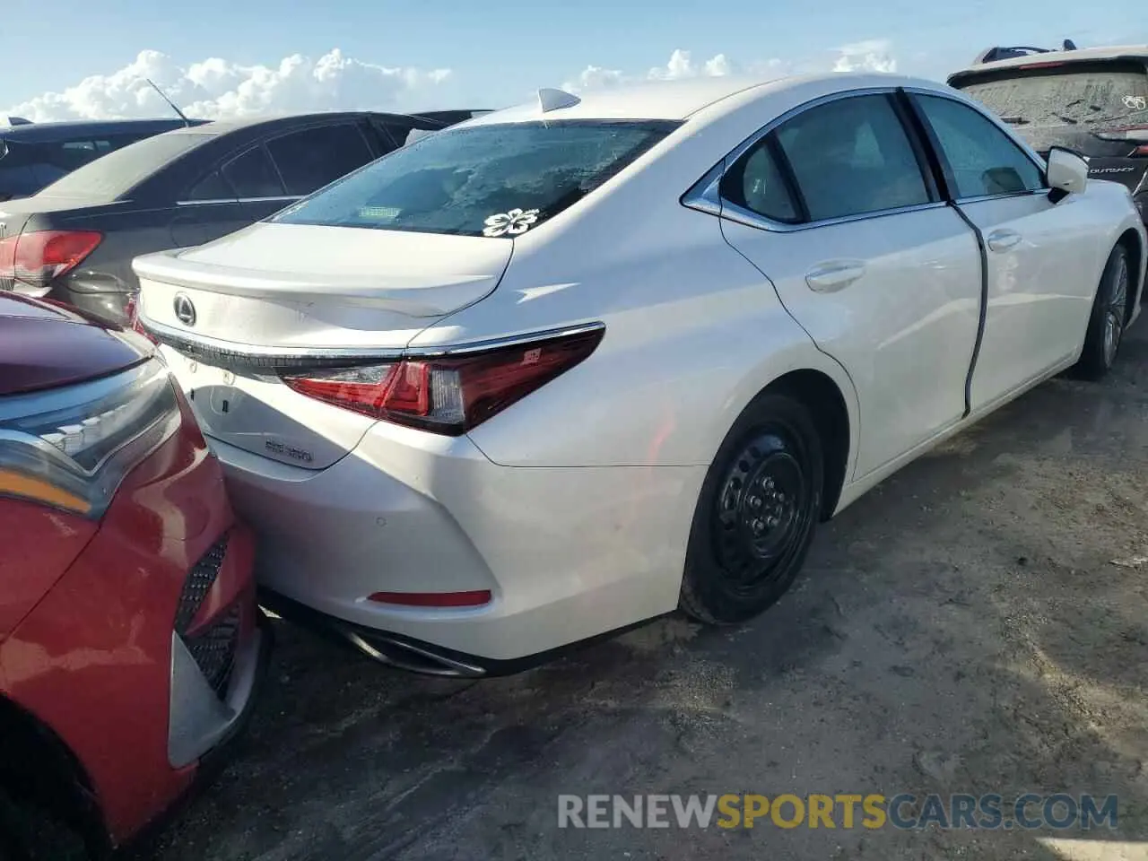 3 fotografías del automóvil dañado 58AFZ1B17PU148391 LEXUS ES350 2023