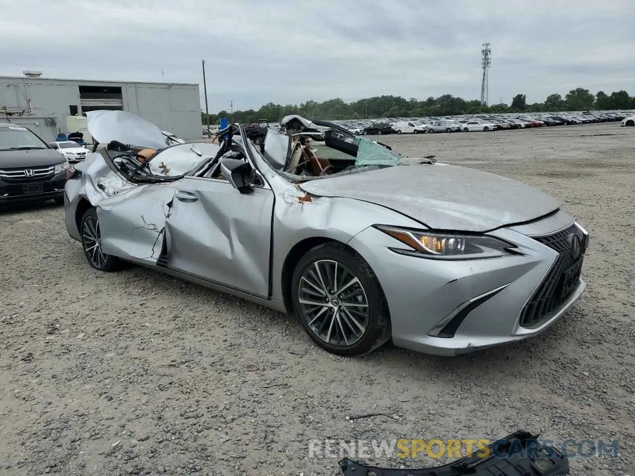 4 fotografías del automóvil dañado 58ADZ1B11RU165164 LEXUS ES350 2024