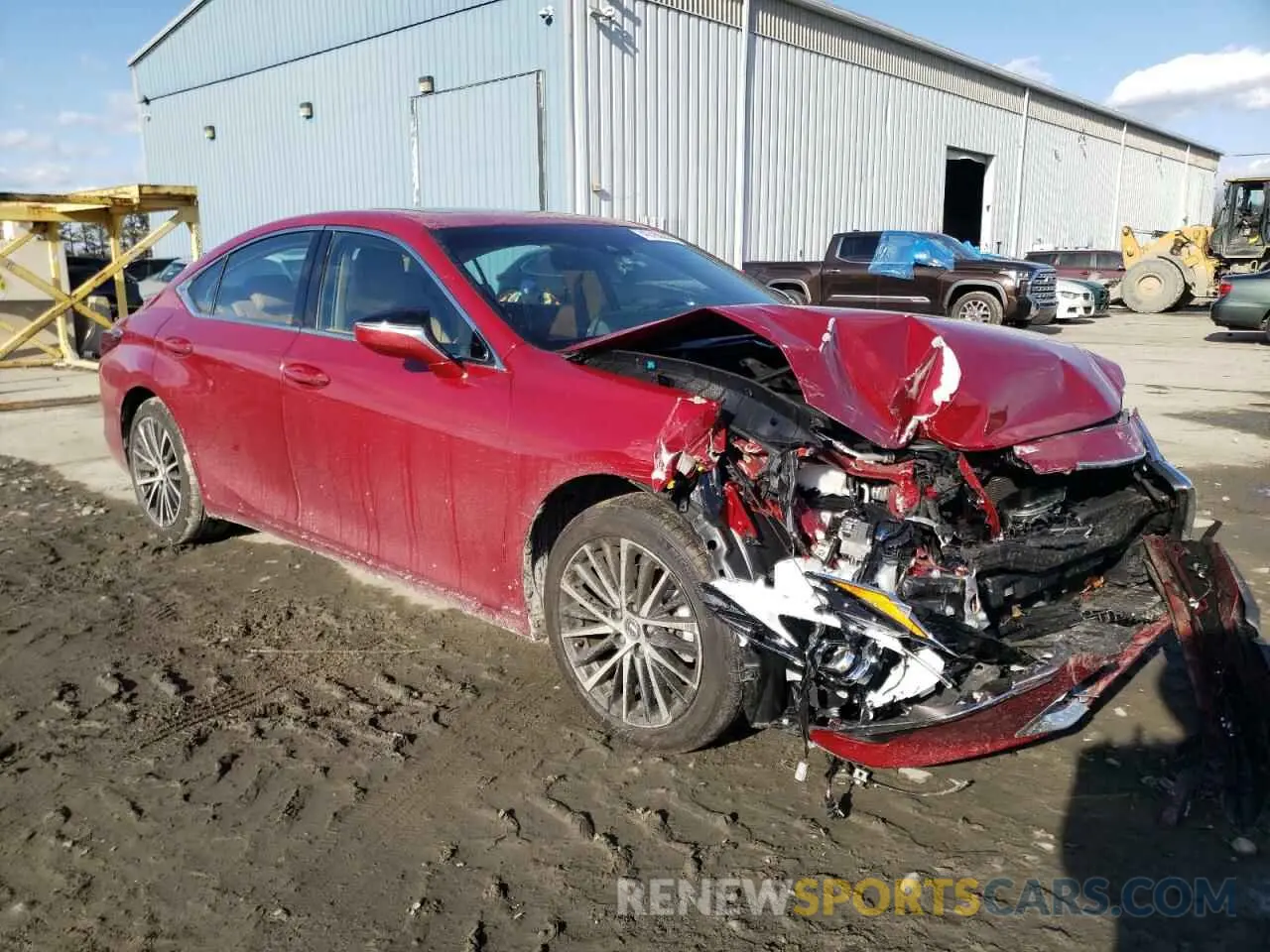 4 fotografías del automóvil dañado 58ADZ1B14RU164168 LEXUS ES350 2024