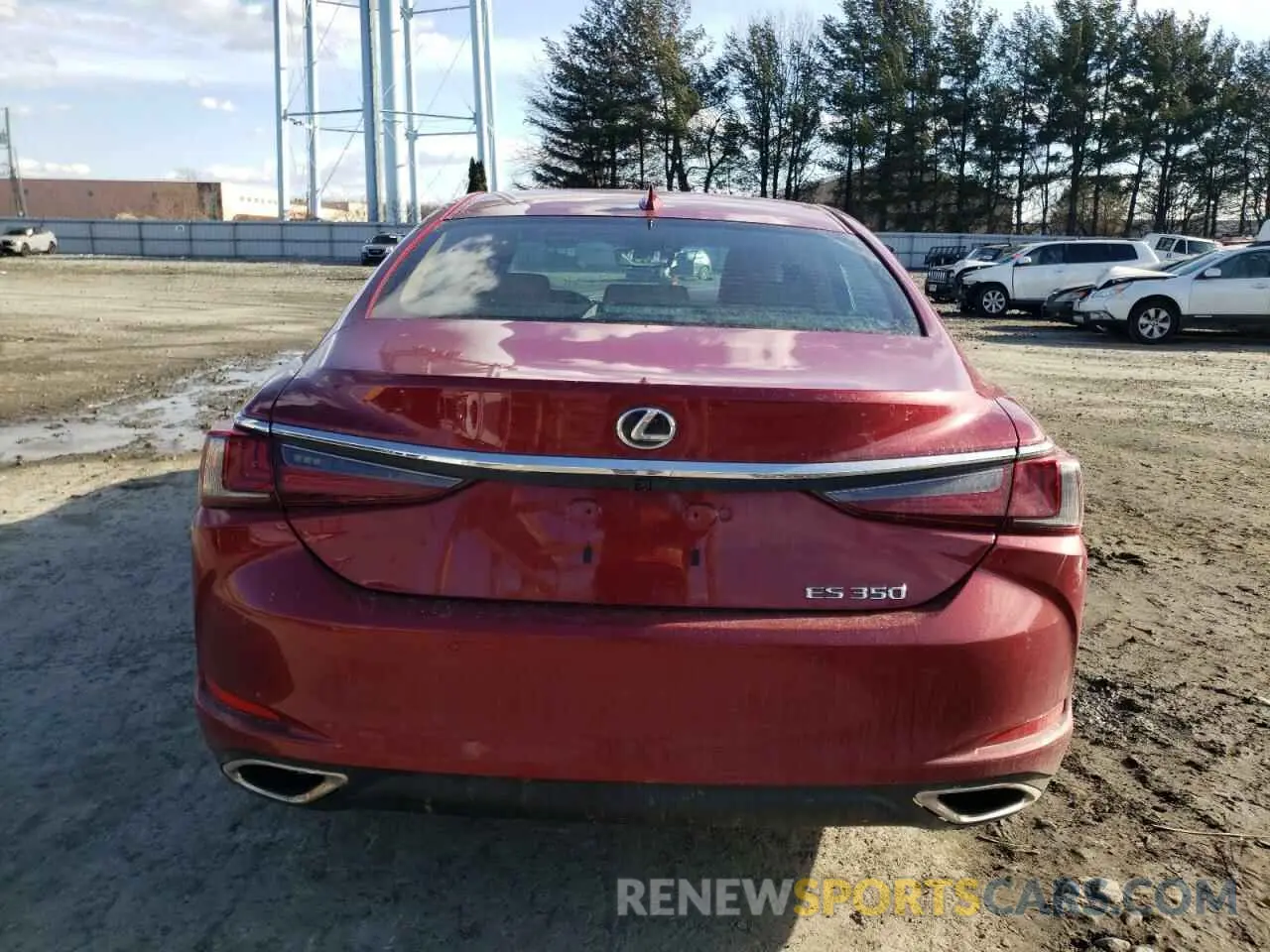 6 fotografías del automóvil dañado 58ADZ1B14RU164168 LEXUS ES350 2024
