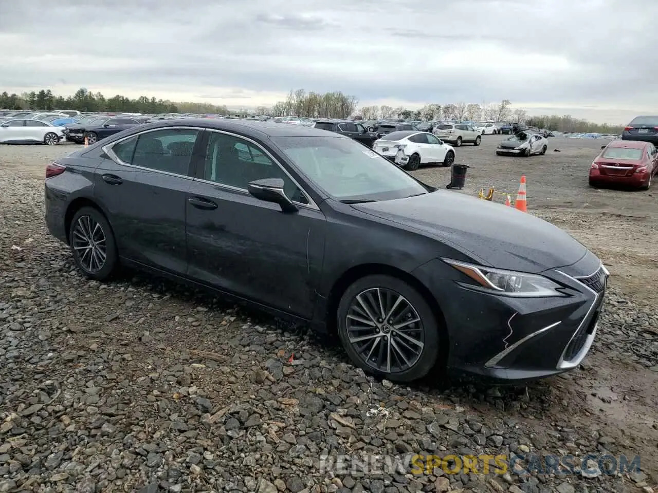 4 fotografías del automóvil dañado 58ADZ1B17RU180199 LEXUS ES350 2024