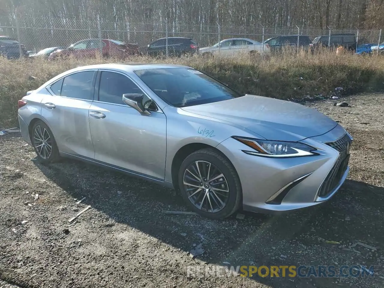 4 fotografías del automóvil dañado 58ADZ1B18RU164884 LEXUS ES350 2024