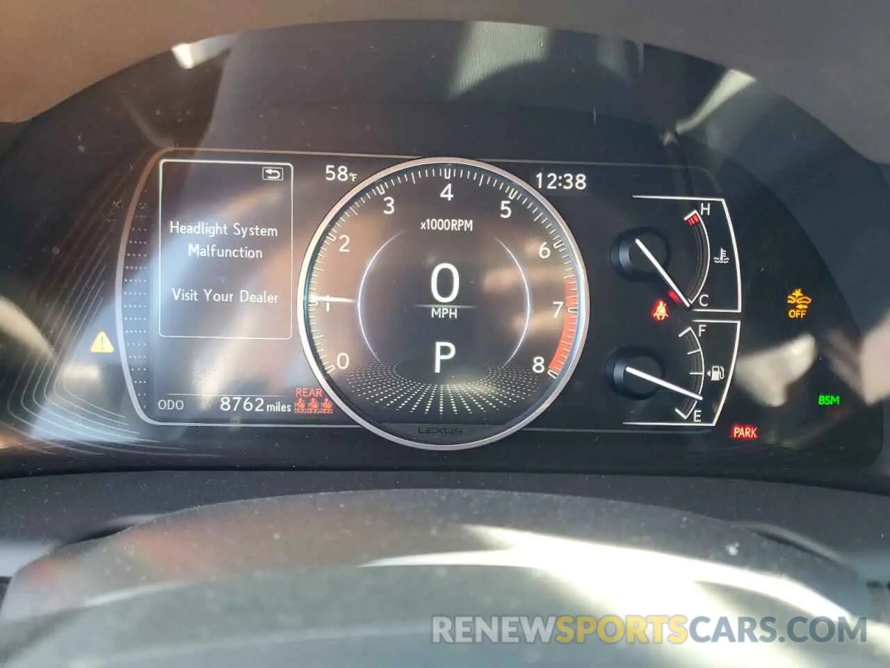 9 fotografías del automóvil dañado 58ADZ1B18RU168479 LEXUS ES350 2024