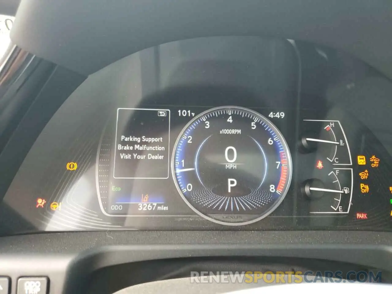 9 fotografías del automóvil dañado 58ADZ1B18RU172791 LEXUS ES350 2024