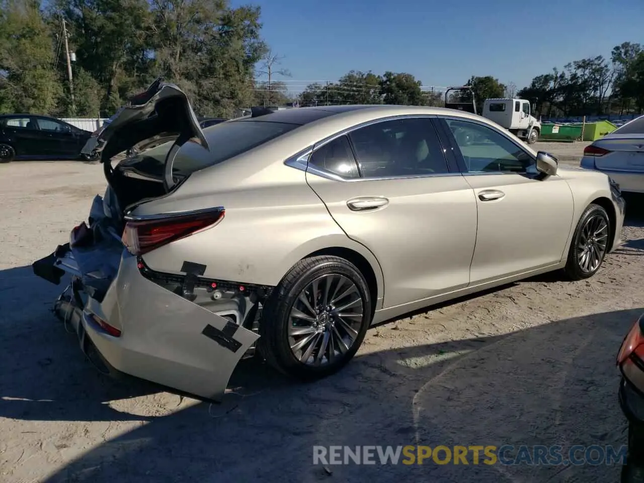 3 fotografías del automóvil dañado 58AFZ1B16SU190625 LEXUS ES350 2025