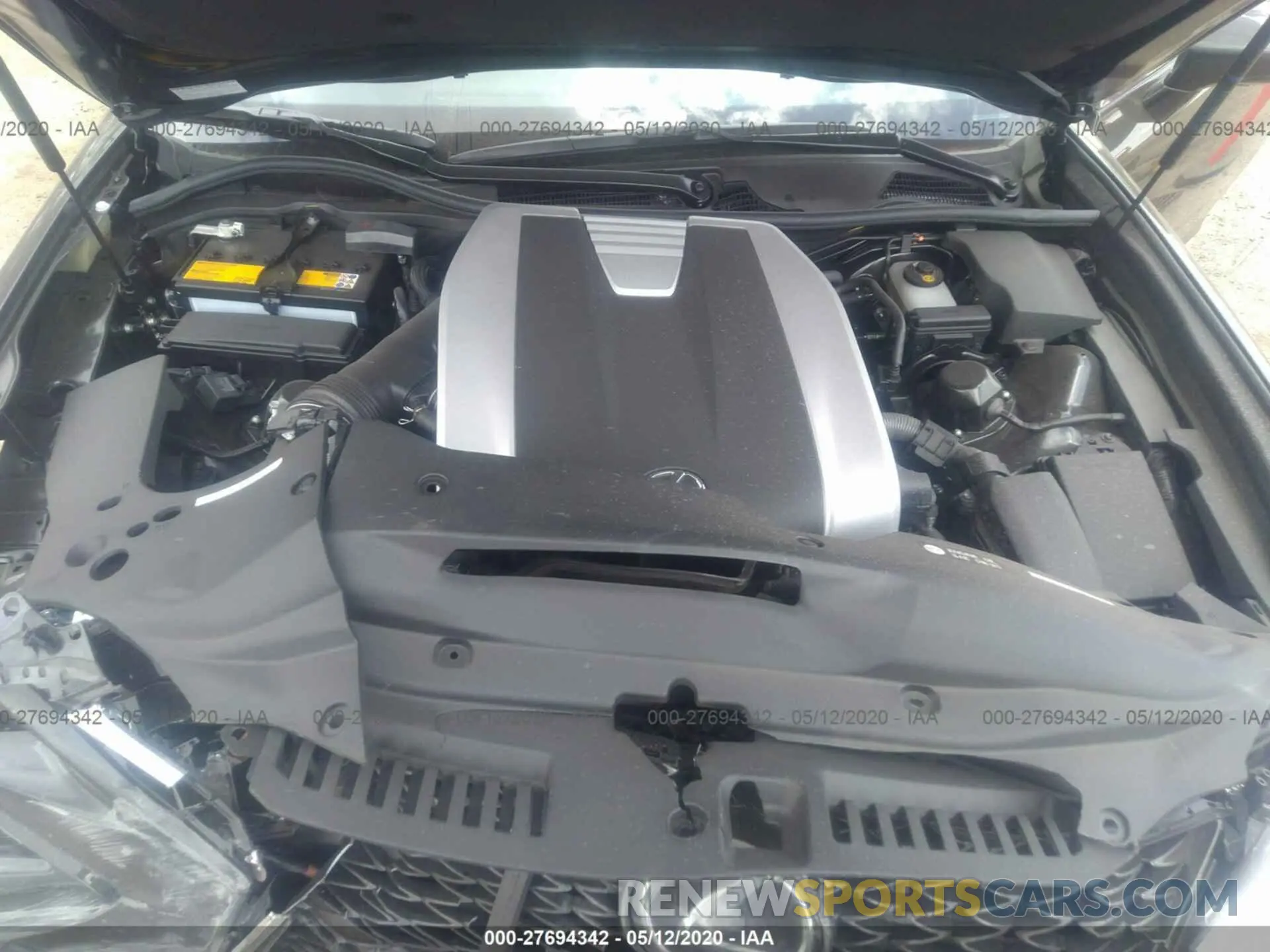 10 fotografías del automóvil dañado JTHBZ1BL8KA019161 LEXUS GS 2019