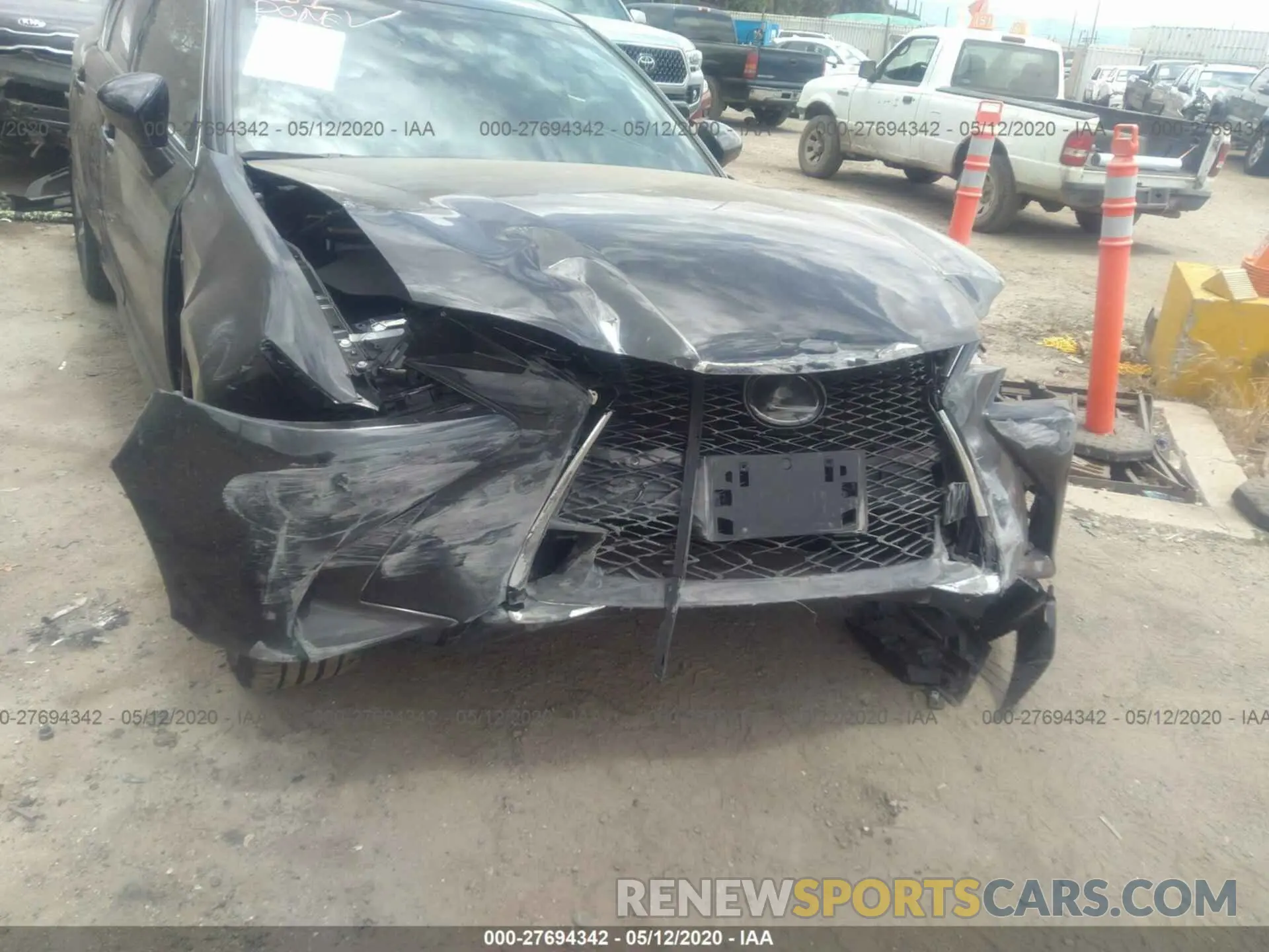 6 fotografías del automóvil dañado JTHBZ1BL8KA019161 LEXUS GS 2019
